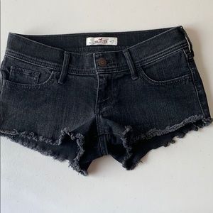 Hollister Black Low Rise Shorts
